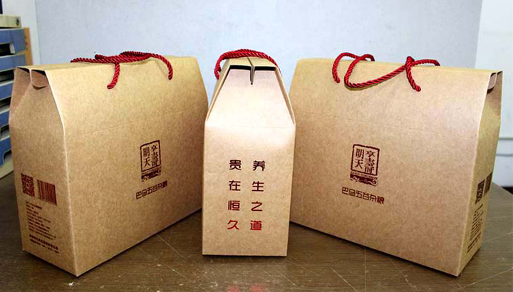 定制個性化禮盒包裝，助推五谷雜糧高大尚