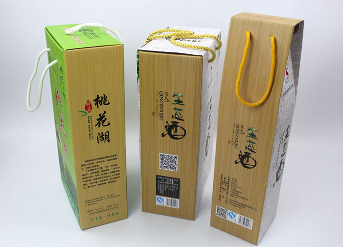 個性禮盒包裝讓“竹筒酒”身價倍增，長沙包裝印刷廠再為桃江特產(chǎn)定制包裝