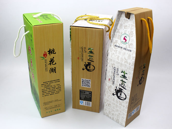 個性禮盒包裝讓“竹筒酒”身價倍增，長沙包裝印刷廠再為桃江特產(chǎn)定制包裝