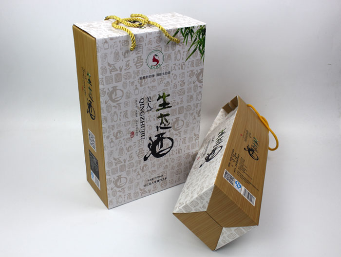 個性禮盒包裝讓“竹筒酒”身價倍增，長沙包裝印刷廠再為桃江特產(chǎn)定制包裝